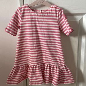 Kate Spade striped toddler dress with bow arm detail